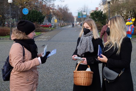 Młodzi Demokraci apel antysmogowy w Szczecinie