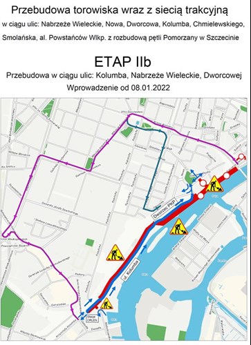 Przebudowa torowiska wraz z siecią trakcyjną