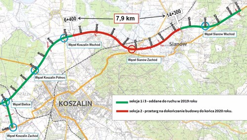 Obwodnica Koszalina i Sianowa droga ekspresowa S6