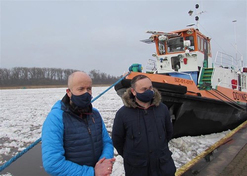 Lodołamanie na Odrze - Marek Duklanowski dyrektor Wód Polskich w Szczecinie