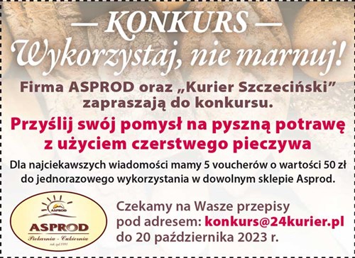 Konkurs Asprod "Wykorzystaj, nie marnuj!"