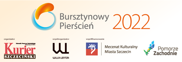 Bursztynowy Pierścień 2022 - pasek sponsorski