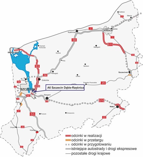 A6 Szczecin Dąbie - Rzęśnica