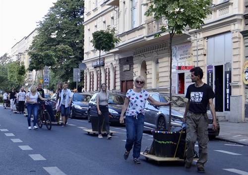 Wędrujące drzewa w Szczecinie