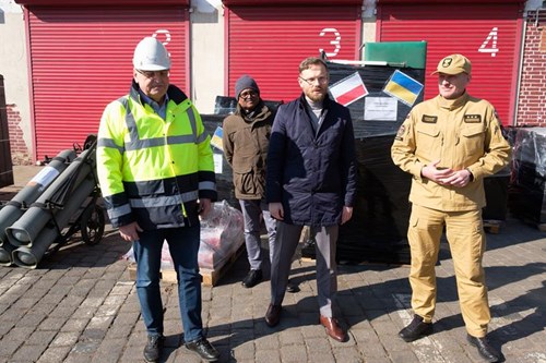 Sprzęt ze stoczni Gryfia w Szczecinie dla Ukrainy