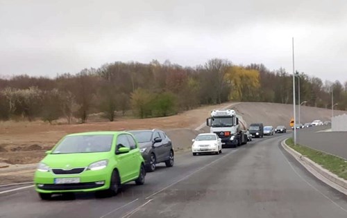 Korki na trasach wyjazdowych ze Szczecina