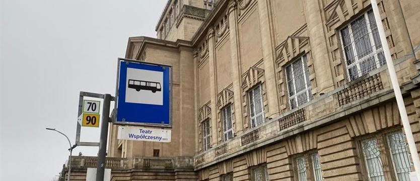 Przystanek „Teatr Współczesny” przeniesiony