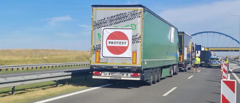 Zakończył się protest przewoźników na drodze ekspresowej S3