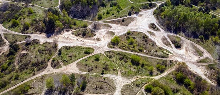 Motokros w Puszczy Bukowej czyli horror w lesie