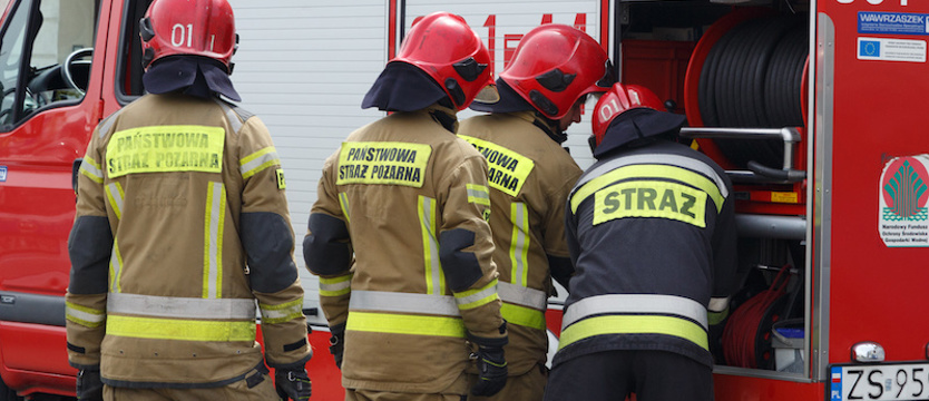 Tragiczny pożar k. Szczecinka. Zginął mężczyzna