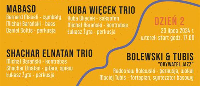 Grube jazzowe ryby na placu Wielorybów w Rewalu
