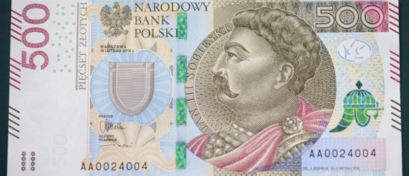 NBP zaprezentował banknot 500 zł