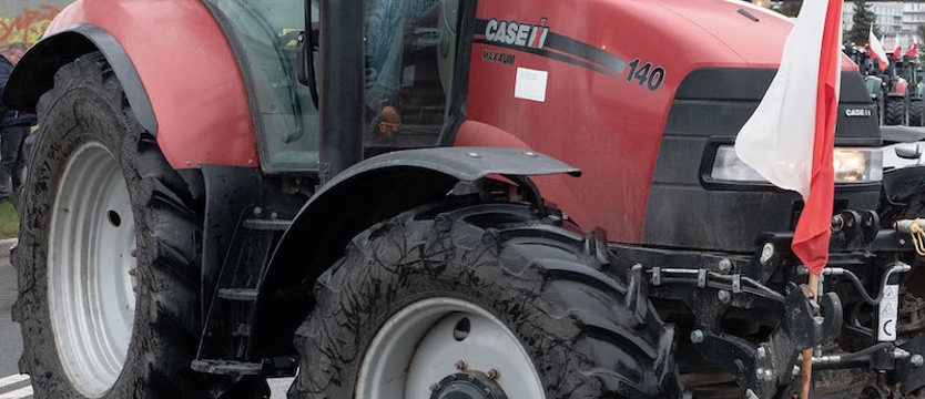 Pikieta rolników w Kołbaskowie. Domagają się lepszej ochrony przed pryszczycą