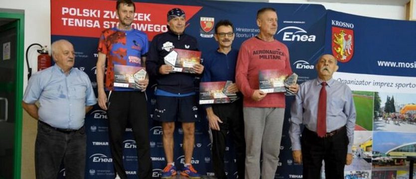 Tenis stołowy. GPP Weteranów w Krośnie