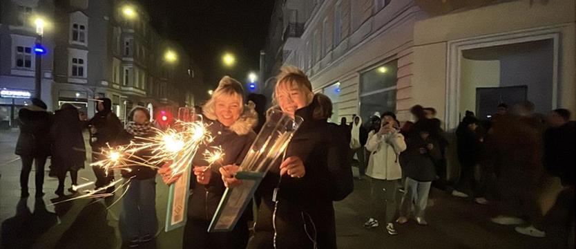 Szczecinianie przywitali 2025 rok