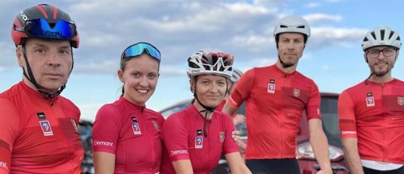 Kolarstwo. Korona z medalami