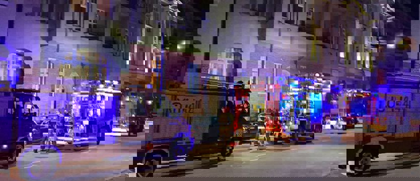 Straż pożarna na Niedziałkowskiego