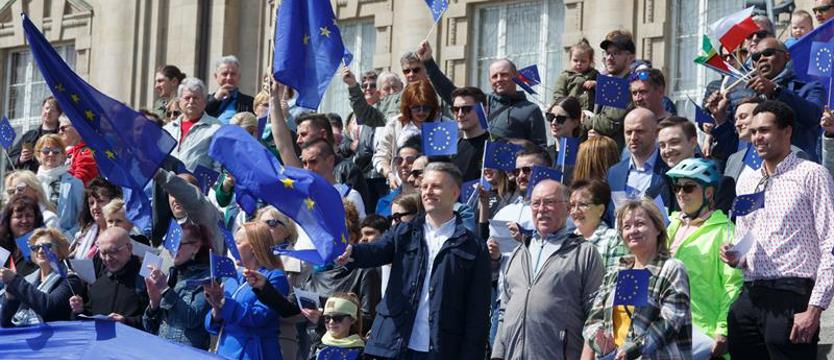 Szczecinianie wyśpiewali poparcie dla Unii Europejskiej