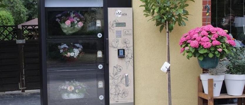 Bukiet od mechanicznej bukieciarki. Na Pogodnie - w kwiaciarni Maria