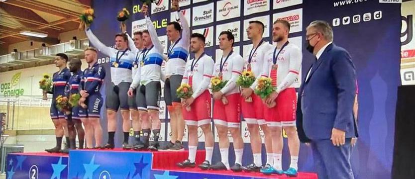 Kolarstwo. Maciej Bielecki z brązowym medalem mistrzostw Europy