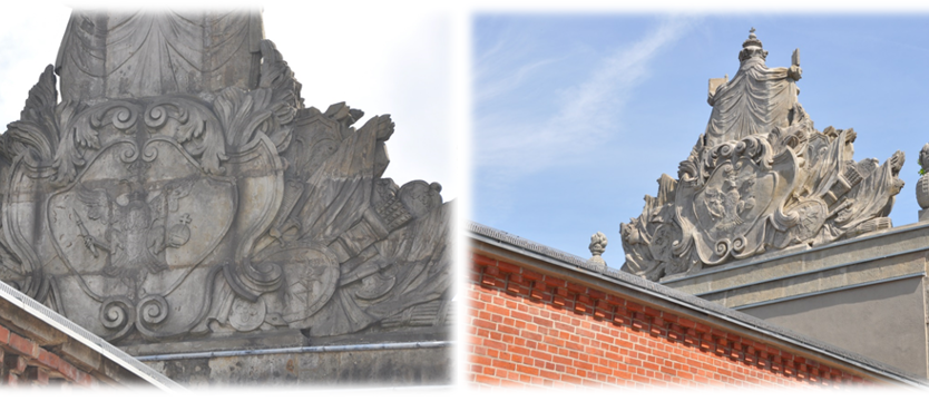 Brama Portowa przed i po remoncie