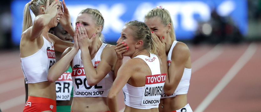 Lekkoatletyka. Hołub z brązowym medalem w sztafecie