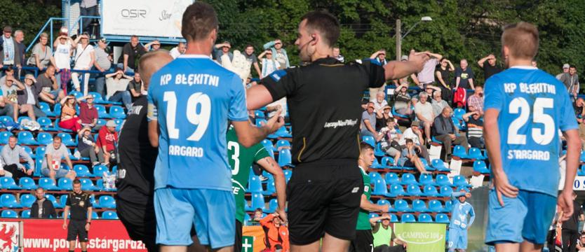 Piłka nozna. Trzeci z rzedu remis Błękitnych