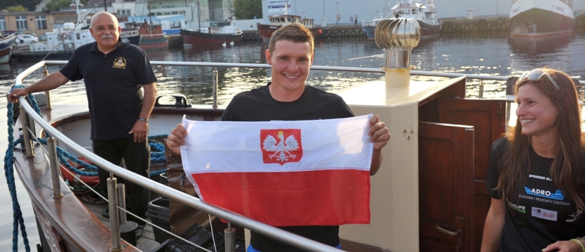 Sebastian Karaś o przepłynięciu Bałtyku