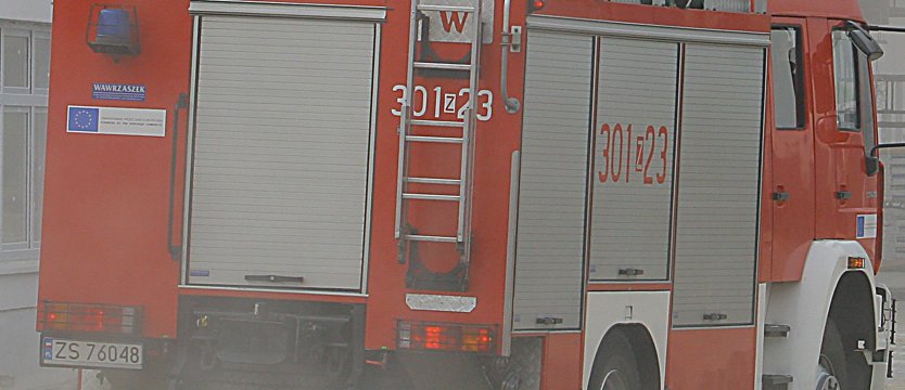 Płonie dom jednorodzinny