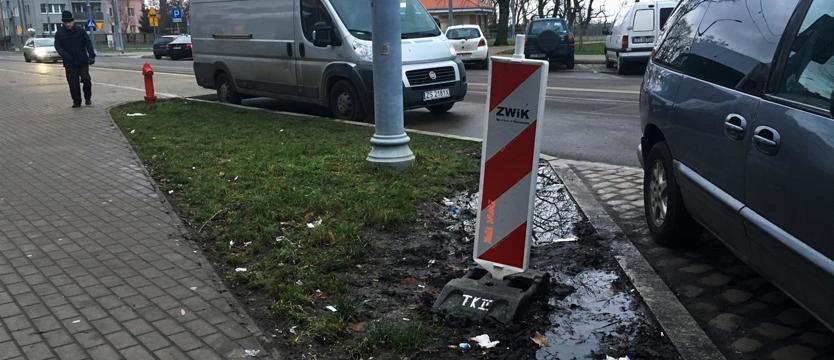 Ulica Potulicka już zajechana