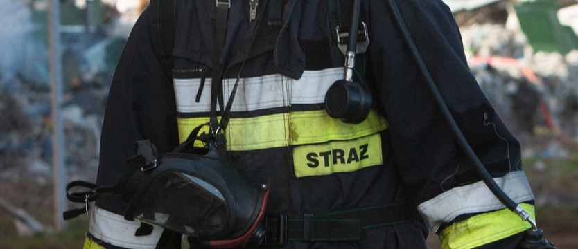 Pożar domu w Jenikowie. Zawalił się dach