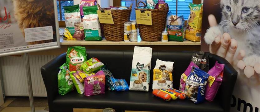 Od kinomanów dar dla zwierzaków