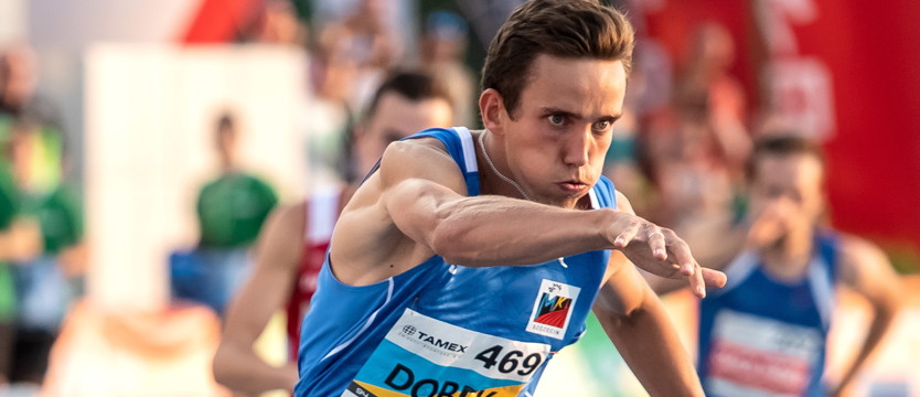 Lekkoatletyka. Dobek ze złotym medalem