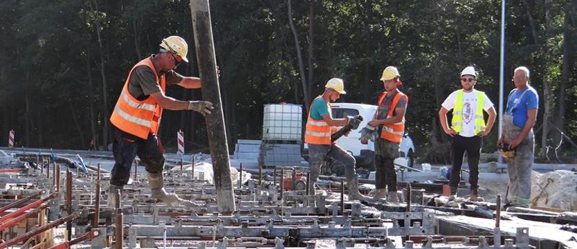 Ulica Arkońska i gorączka na placu przebudowy