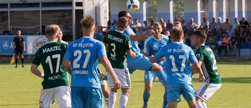 Piłka nożna. Błękitni odpadli w ostatniej minucie