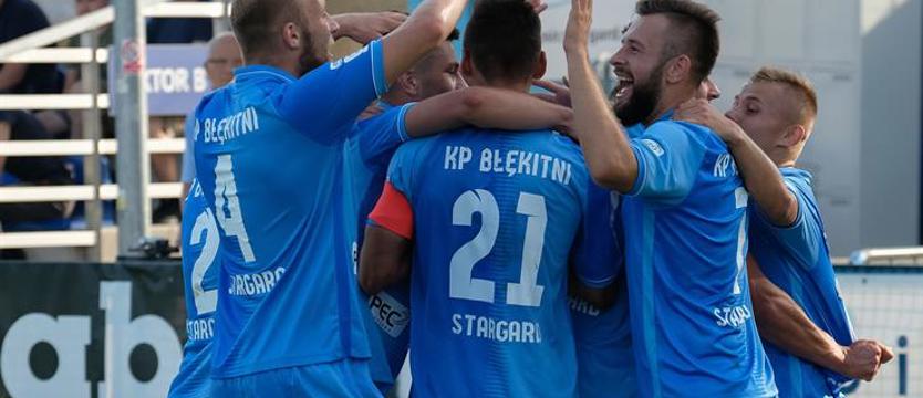 Piłka nożna. Błękitni przełamali niemoc