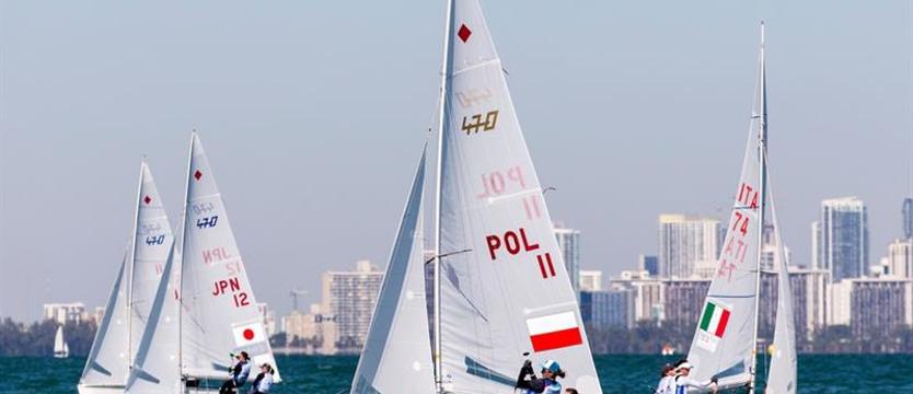 Żeglarstwo. Skrzypulec na czele zawodów w Miami