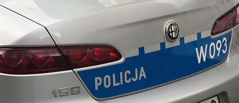 Pijany motorowerzysta przewrócił się na ulicy