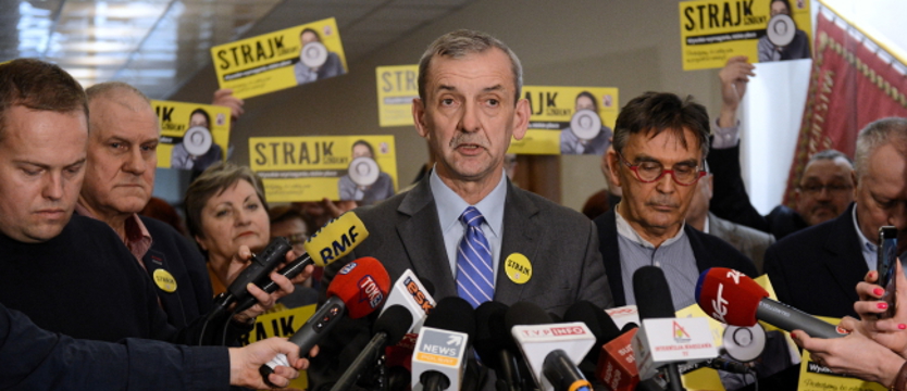 Szef ZNP: Strajk w szkołach rozpocznie się 8 kwietnia