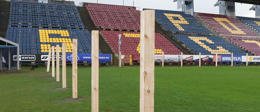 Piłka nożna. Z Jagiellonią na placu budowy