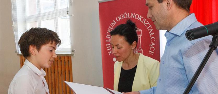 Najlepsi w konkursach XIII LO