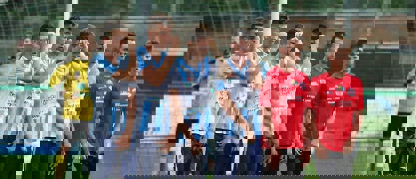 Piłka nożna. Sparingi Olimpii, Błękitnych, Świtu, rezerw Pogoni