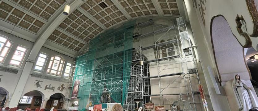 Renowacja zabytkowego kościoła