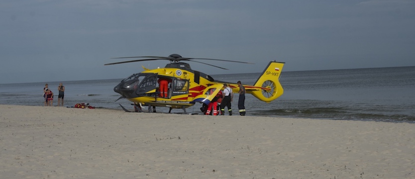 Niewinna zabawa na plaży mogła skończyć się tragicznie