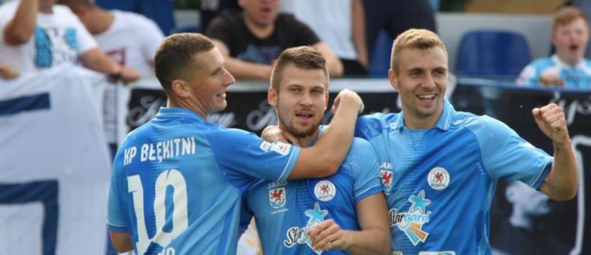 Piłka nożna. Błękitni wygrali drugi mecz [GALERIA]