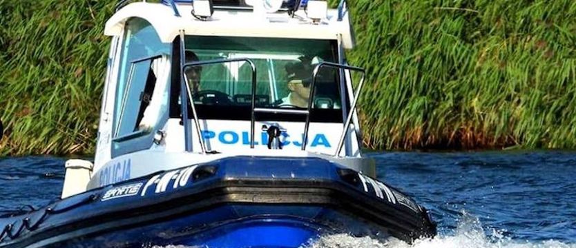 Poszukiwany mężczyzna zatrzymany przez policyjnych wodniaków