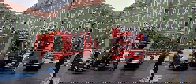 Pożar w szczecińskim magistracie. Na szczęście pozorowany