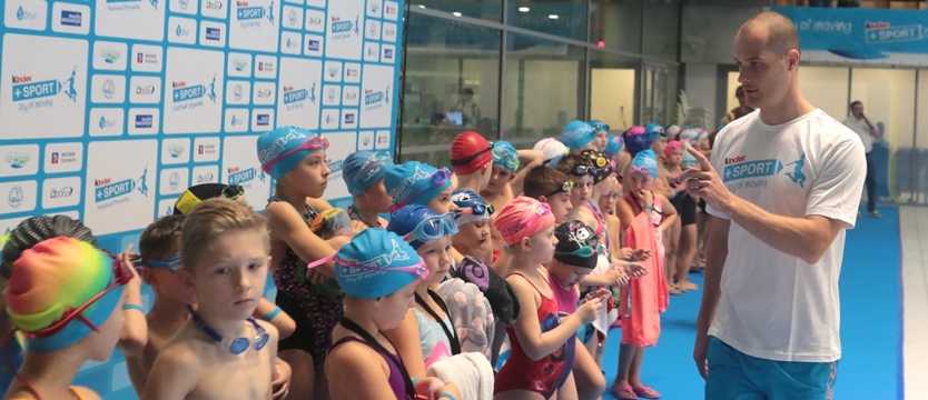 Pływanie. Kinder + Sport Festiwal