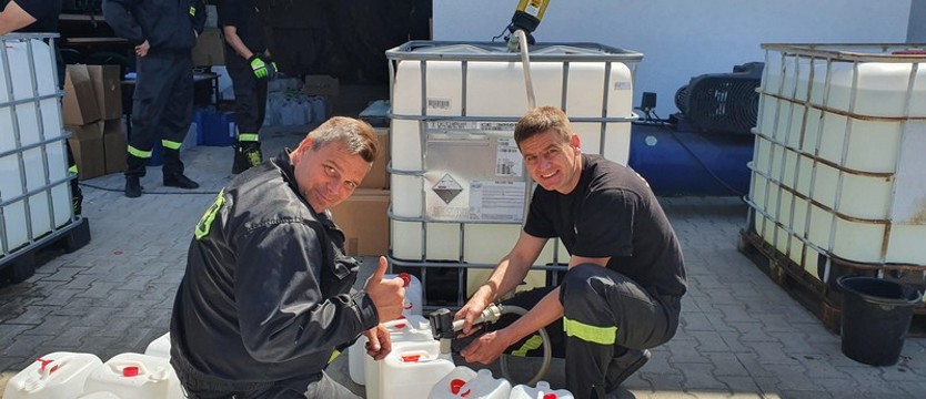 Kolejny nielegalny alkohol przerobiony na płyn dezynfekcyjny