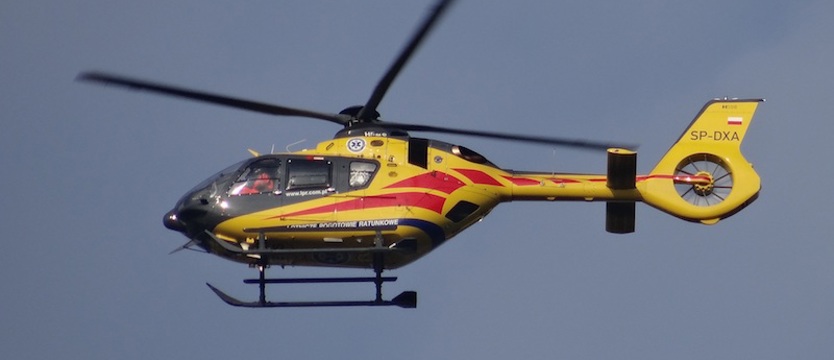 Mężczyzna spadł z rusztowania na budowie